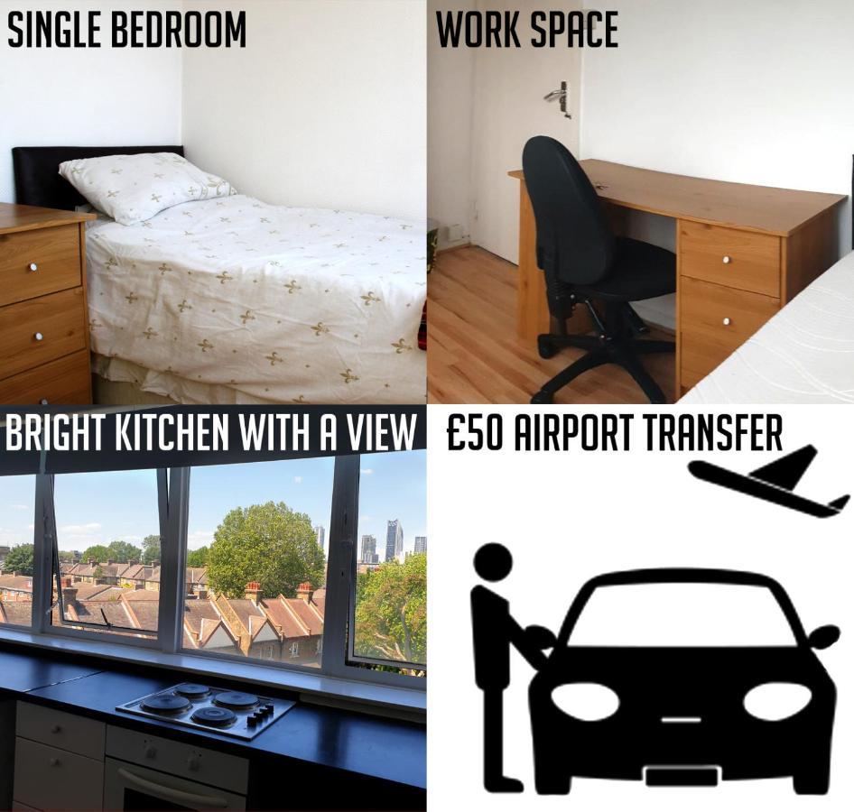 Elephant & Castle - Zone 2 - Private Rooms - Shared Bathroom Londres Exterior foto